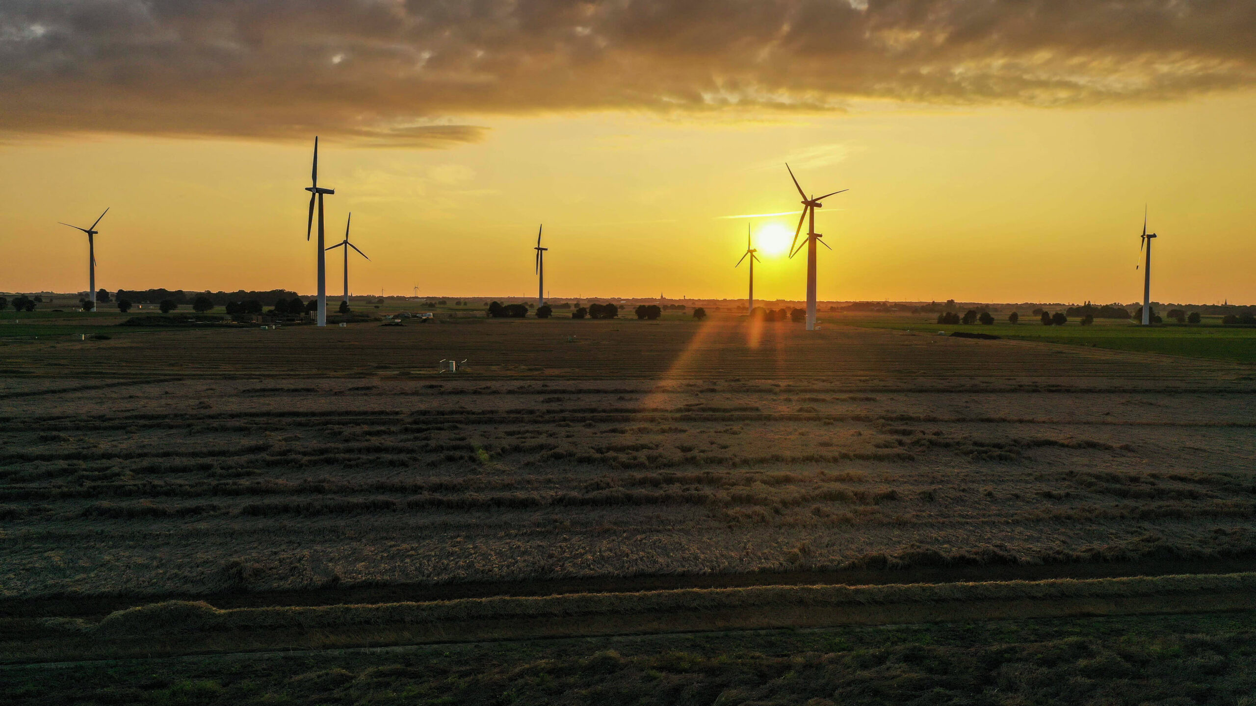 Low wind speeds hurt profits at two of Europe’s major energy firms